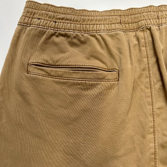 Hollister Advanced Stretch Jogger Shorts 9" Mens sz M Khaki Tan Athletic Casual - Picture 9 of 12